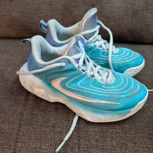 Nike Giannis Immortality Kids Sneakers - Teal and White